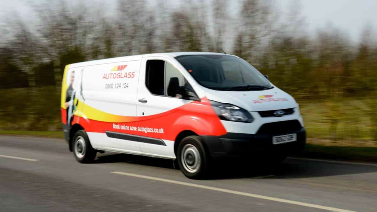 A van from Autoglass 