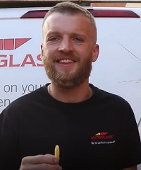 James is a technician from Autoglass