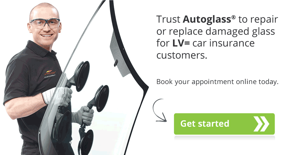 Trust Autoglass® to repair or replace damaged glass for LV= car insurance customers